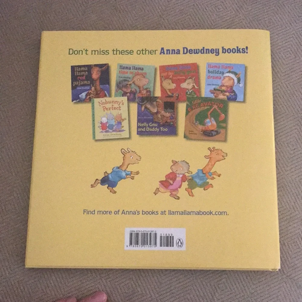 NEW Llama Llama Loves to Read by Anna Dewdney Hard Cover Book w/ Dust Cover